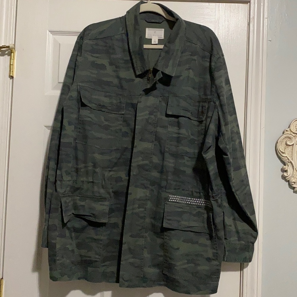 BNWOT 3X CASLON adjustable waist camo jacket